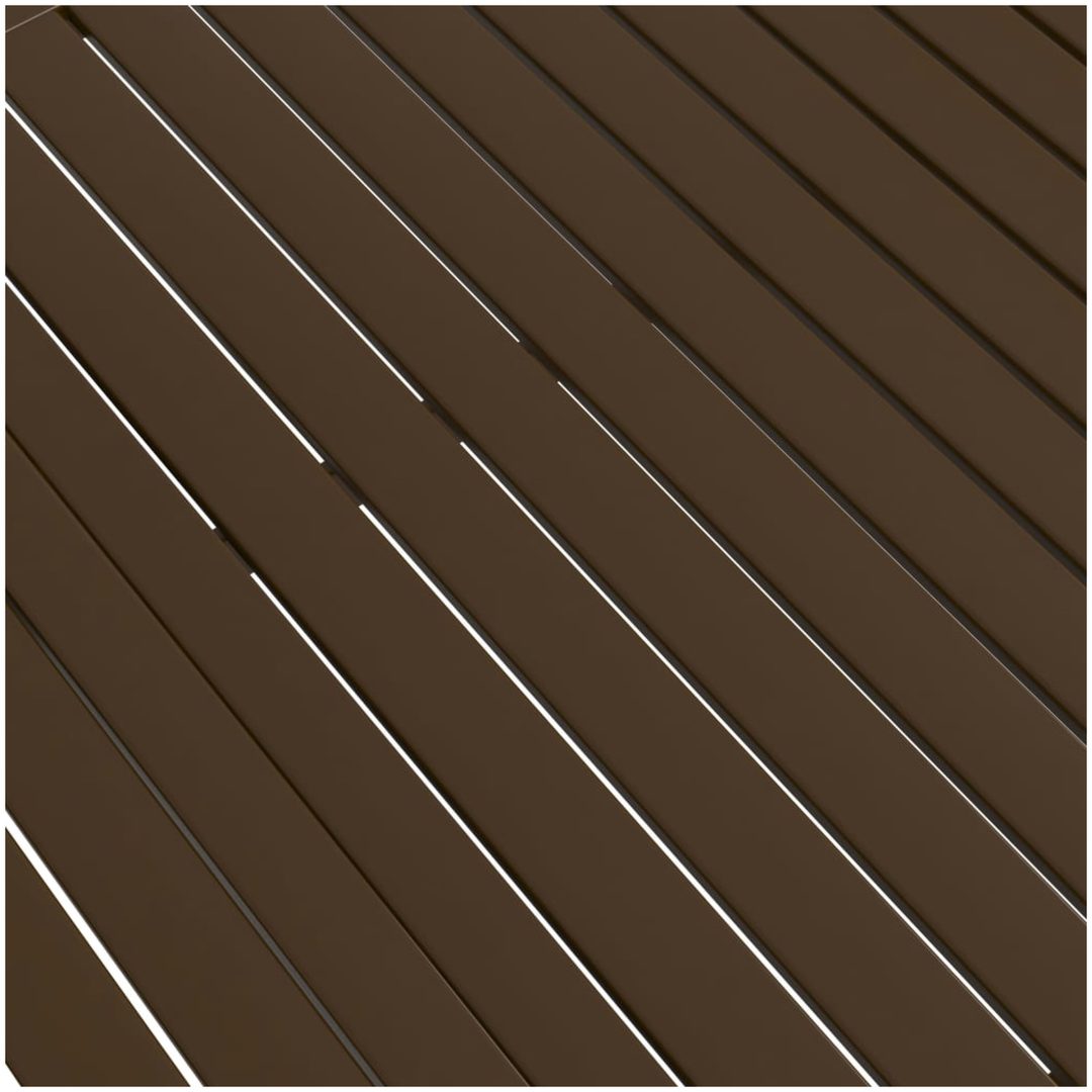 Trädgårdsbord stål vidaXL 140 x 80 x 72 cm – bild 5
