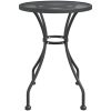 Trädgårdsbord sträckmetall antracit vidaXL ⌀60 x 72 cm – miniatyr 3