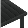 Trädgårdsbord svart 140x90x74 cm aluminium och WPC vidaXL – miniatyr 4