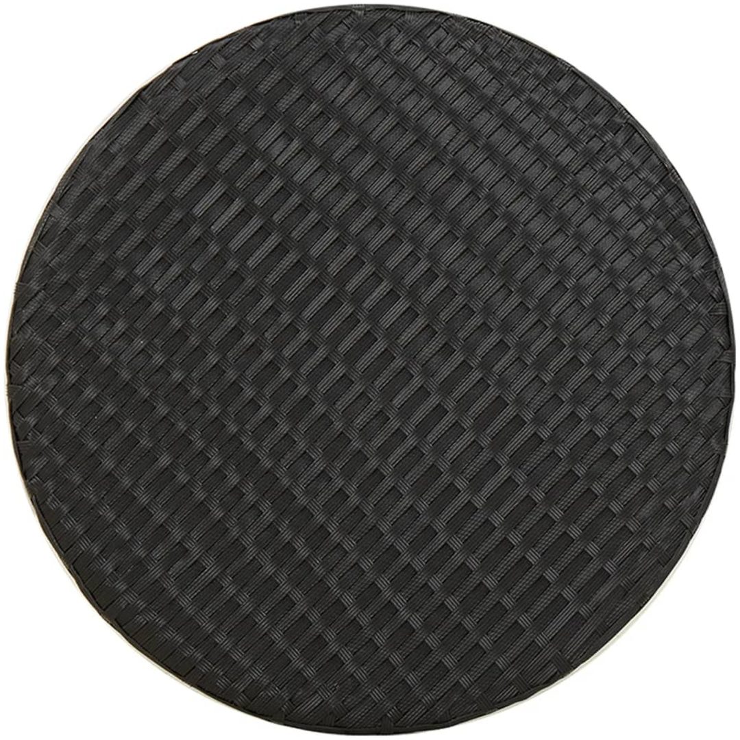 Trädgårdsbord svart 45 cm konstrotting vidaXL – bild 5