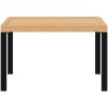 Trädgårdsbord svart 65x65x40 cm aluminium vidaXL – miniatyr 3
