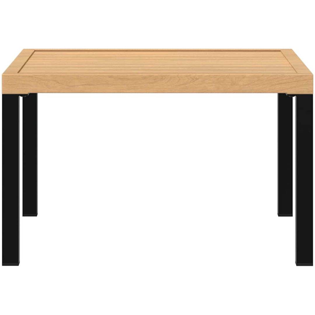 Trädgårdsbord svart 65x65x40 cm aluminium vidaXL – bild 3