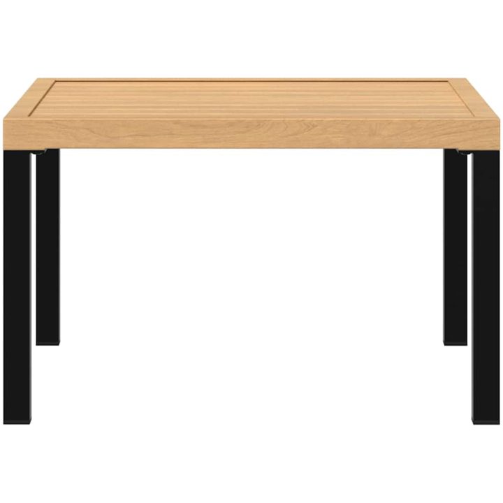 Trädgårdsbord svart 65x65x40 cm aluminium vidaXL – bild 3