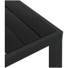 Trädgårdsbord svart aluminium och WPC vidaXL 80 x 80 x 74 cm – miniatyr 4