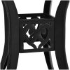 Trädgårdsbord svart gjuten aluminium vidaXL 78 x 78 x 72 cm – miniatyr 4