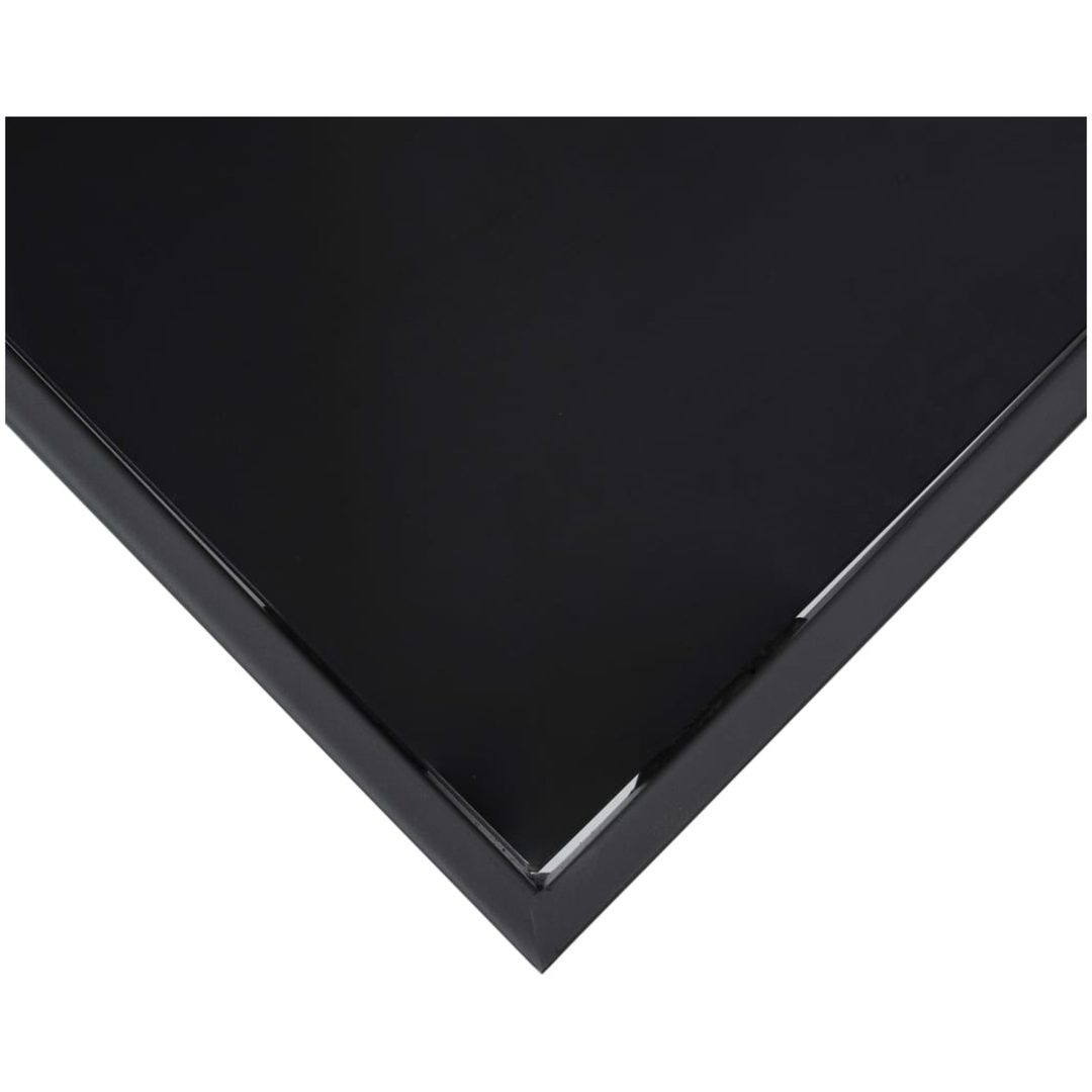 Trädgårdsbord svart härdat glas vidaXL 60 x 60 x 110 cm – bild 4