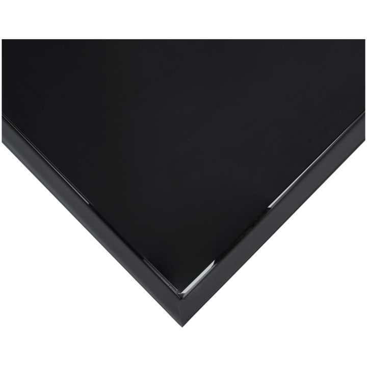 Trädgårdsbord svart härdat glas vidaXL 60 x 60 x 110 cm – bild 4