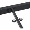 Trädgårdsbord Svart Tempererat Glas vidaXL 200 x 80 x 73 cm – miniatyr 7