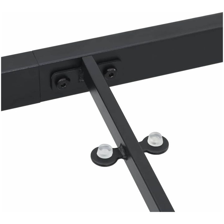 Trädgårdsbord Svart Tempererat Glas vidaXL 200 x 80 x 73 cm – bild 7
