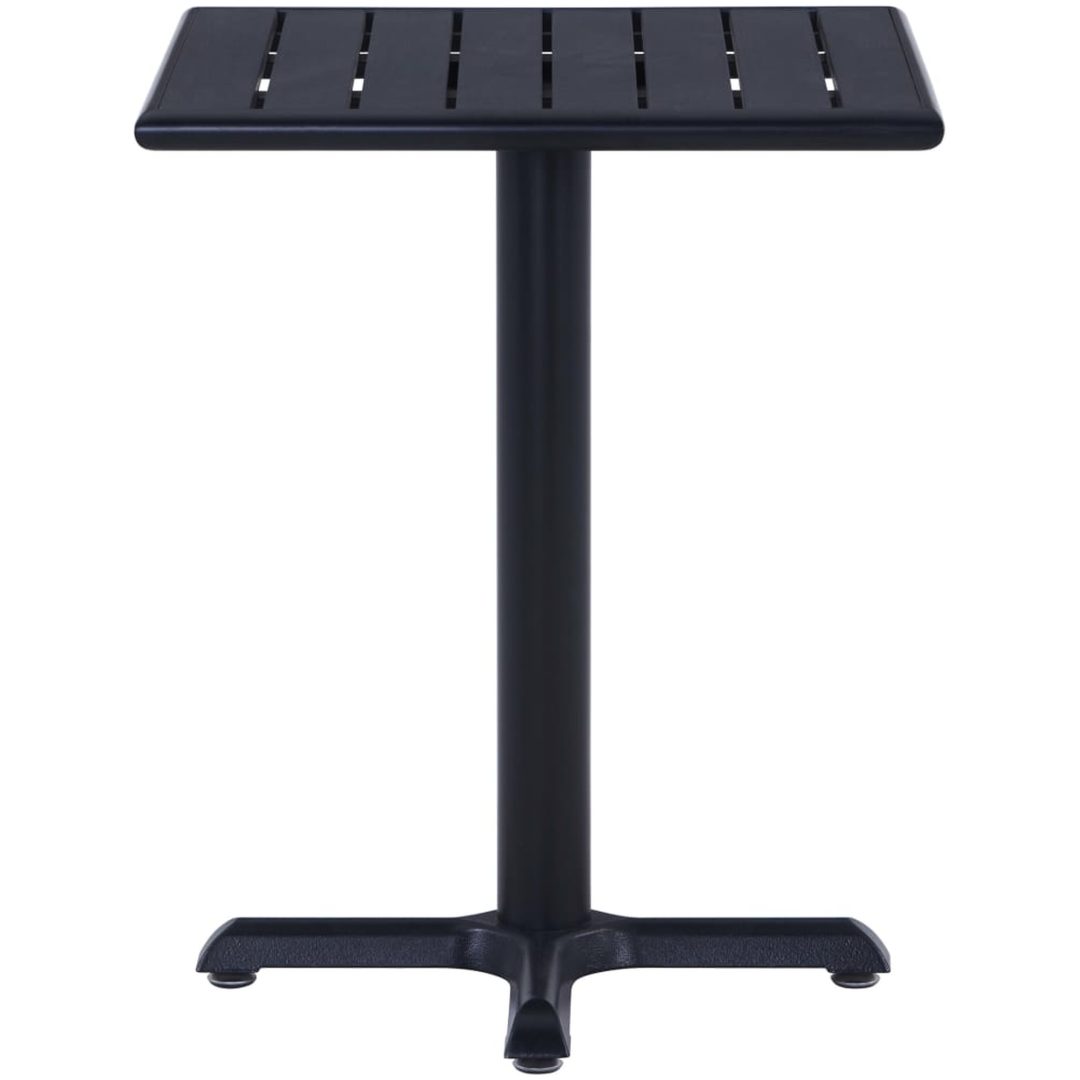 Trädgårdsbord svart vidaXL 60 x 60 x 75 cm – bild 3