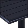 Trädgårdsbord svart vidaXL 60 x 60 x 75 cm – miniatyr 4
