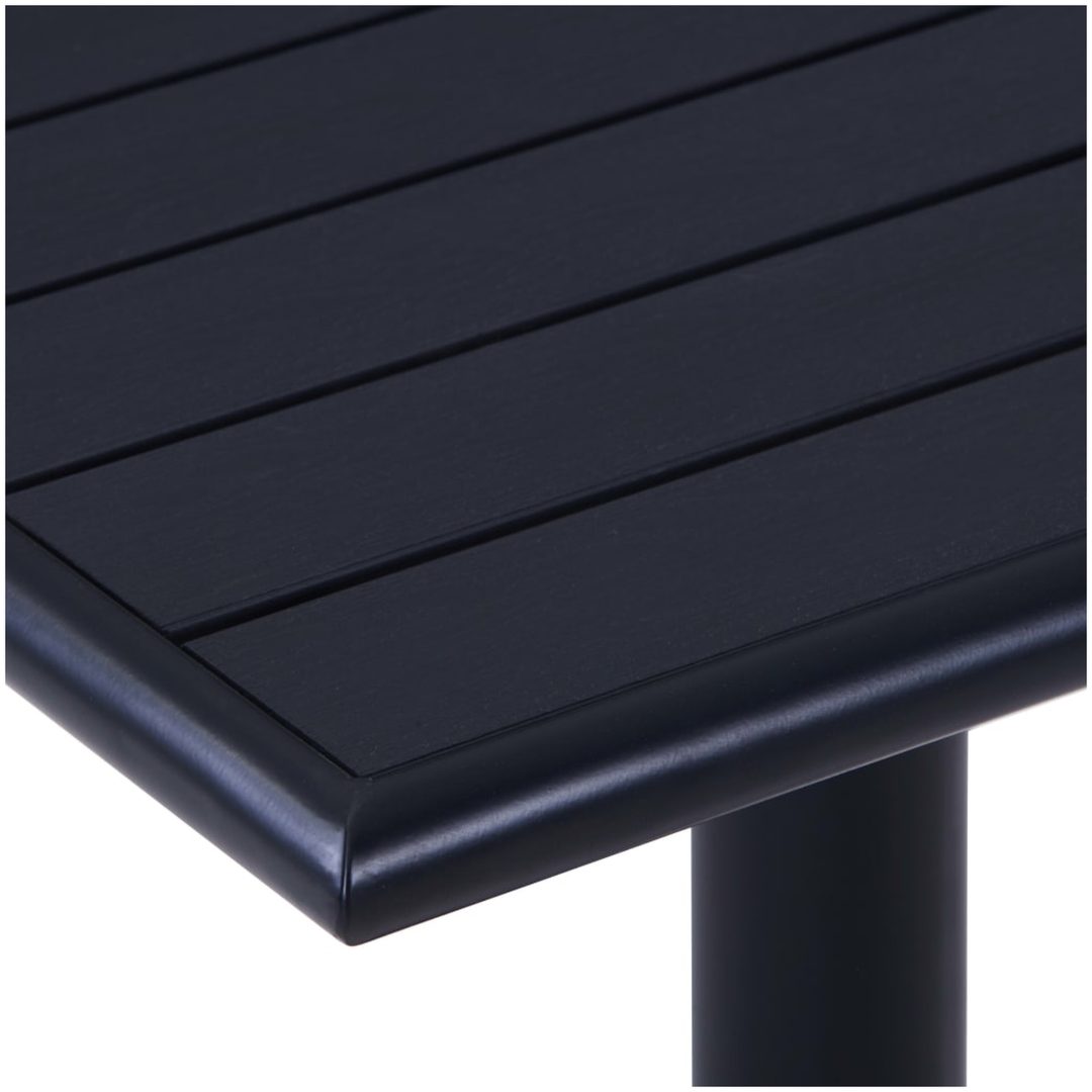 Trädgårdsbord svart vidaXL 60 x 60 x 75 cm – bild 4