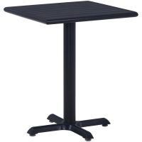 Trädgårdsbord svart vidaXL