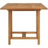 Trädgårdsbord utdragbart (110-160)x80x75cm massiv teak vidaXL – miniatyr 6
