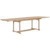 Trädgårdsbord utdragbart 180- massiv teak vidaXL 280 x 100 x 75 cm – miniatyr 2