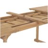 Trädgårdsbord utdragbart 180- massiv teak vidaXL 280 x 100 x 75 cm – miniatyr 7