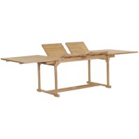 Trädgårdsbord utdragbart 180- massiv teak vidaXL