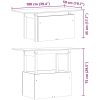 Trädgårdsbord vaxbrun 100x50x75 cm massiv furu vidaXL – miniatyr 12