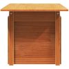 Trädgårdsbord vaxbrun 100x50x75 cm massiv furu vidaXL – miniatyr 6