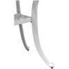 Trädgårdsbord vit ⌀48x53 cm gjuten aluminium vidaXL – miniatyr 10