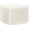 Trädgårdsbord vit 53x53x40 cm plast vidaXL – miniatyr 1