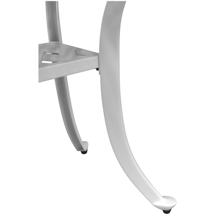 Trädgårdsbord vit 53x53x53 cm gjuten aluminium vidaXL – bild 10