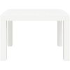 Trädgårdsbord vit 59x47x40 cm PP vidaXL – miniatyr 3