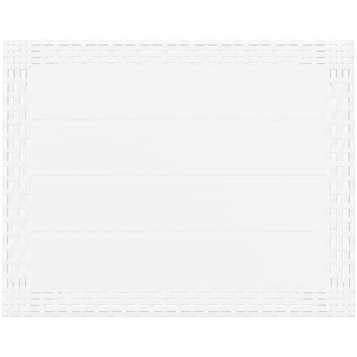 Trädgårdsbord vit 59x47x40 cm PP vidaXL – bild 5