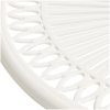 Trädgårdsbord vit 62x62x65 cm gjuten aluminium vidaXL – miniatyr 4