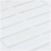 Trädgårdsbord vit 78x55x38 cm plast vidaXL – miniatyr 4