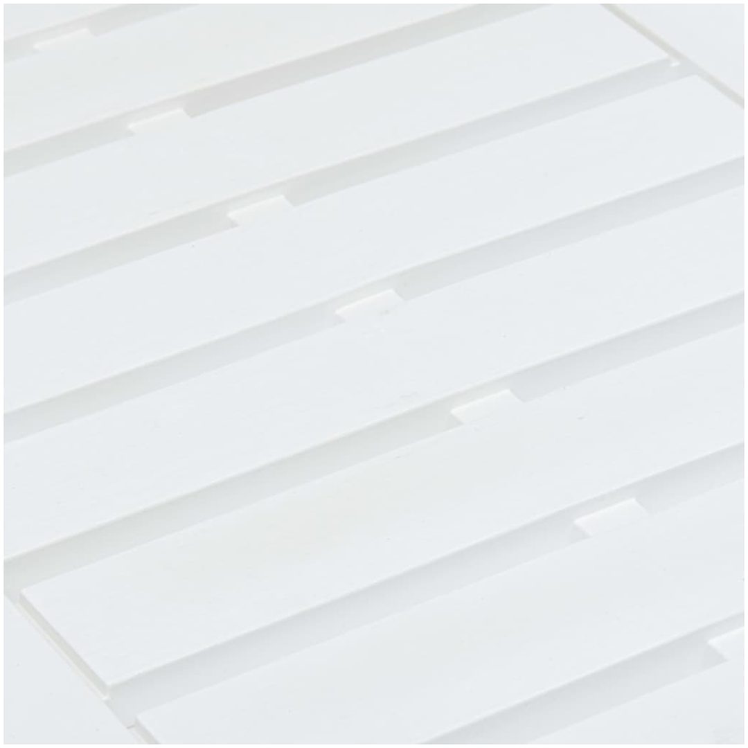Trädgårdsbord vit 78x55x38 cm plast vidaXL – bild 4