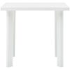 Trädgårdsbord vit 80x75x72 cm plast vidaXL – miniatyr 2