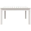 Trädgårdsbord vit massiv furu vidaXL 82.5 x 82.5 x 45 cm – miniatyr 5