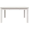 Trädgårdsbord vit massiv furu vidaXL 82.5 x 82.5 x 45 cm – miniatyr 6