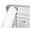 Trädgårdsbord vit plast vidaXL 101 x 68 x 72 cm – miniatyr 3