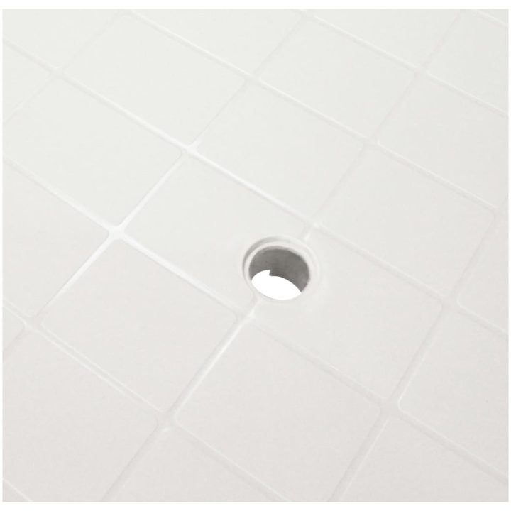 Trädgårdsbord vit plast vidaXL 101 x 68 x 72 cm – bild 4