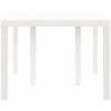 Trädgårdsbord Vitt 150x100x73 cm Poly Rattan vidaXL Medium – miniatyr 5