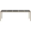 Trädgårdsdining Bord Beige Poly Rattan vidaXL 250 x 100 x 75 cm – miniatyr 3