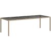 Trädgårdsdining Bord Beige Poly Rattan vidaXL 250 x 100 x 75 cm – miniatyr 5