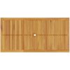 Trädgårdsdining-set 7 pcs Naturlig vidaXL 200 x 100 x 74 cm – miniatyr 10