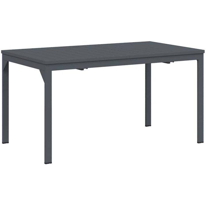 Trädgårdsdining set 9 pcs Svart vidaXL Large – bild 5