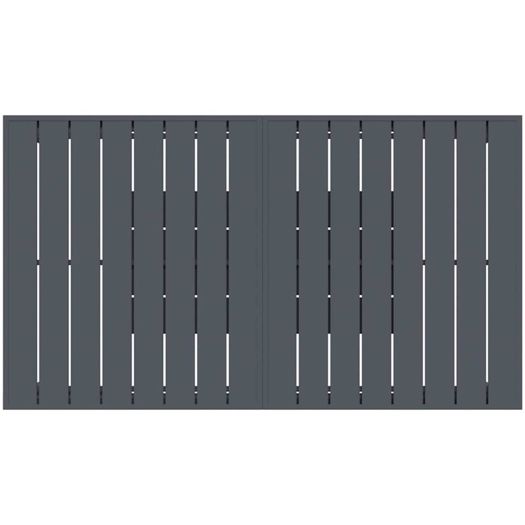 Trädgårdsdining set 9 pcs Svart vidaXL Large – bild 8
