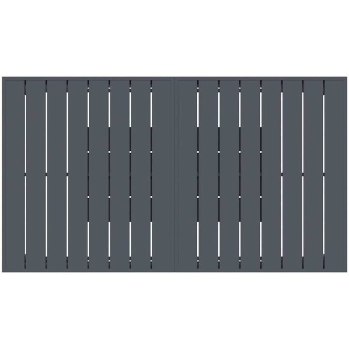 Trädgårdsdining set 9 pcs Svart vidaXL Large – bild 8