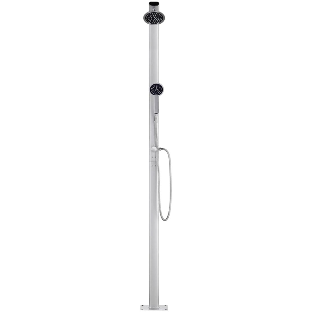 Trädgårdsdusch 215 cm aluminium vidaXL – bild 3