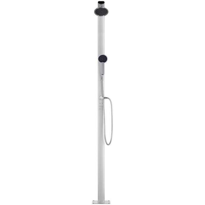 Trädgårdsdusch 215 cm aluminium vidaXL – bild 3