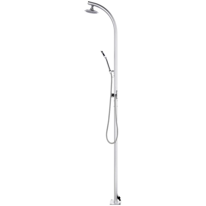 Trädgårdsdusch 215 cm aluminium vidaXL – bild 4