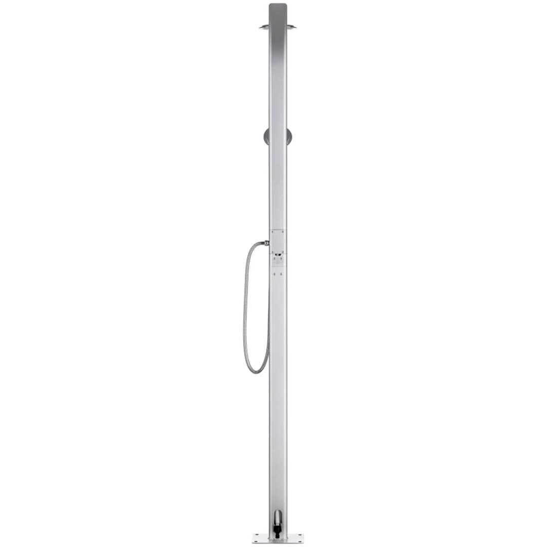 Trädgårdsdusch 215 cm aluminium vidaXL – bild 5