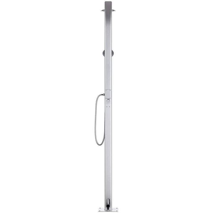 Trädgårdsdusch 215 cm aluminium vidaXL – bild 5