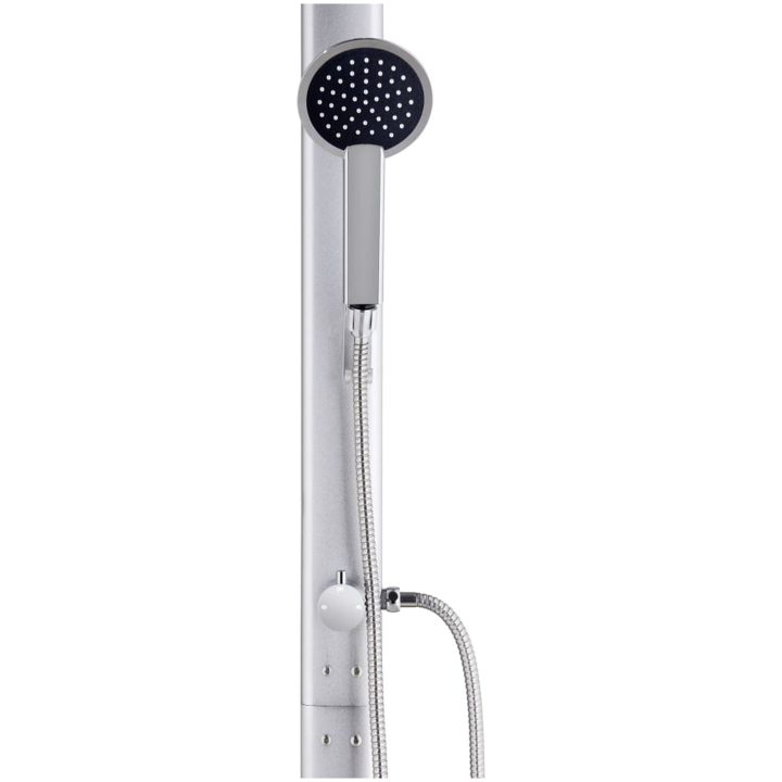 Trädgårdsdusch 215 cm aluminium vidaXL – bild 6
