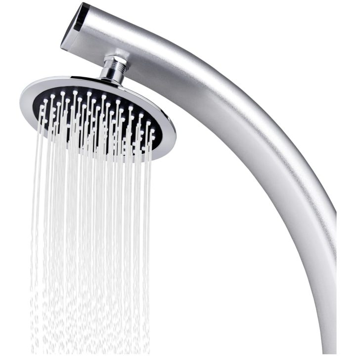 Trädgårdsdusch 215 cm aluminium vidaXL – bild 8